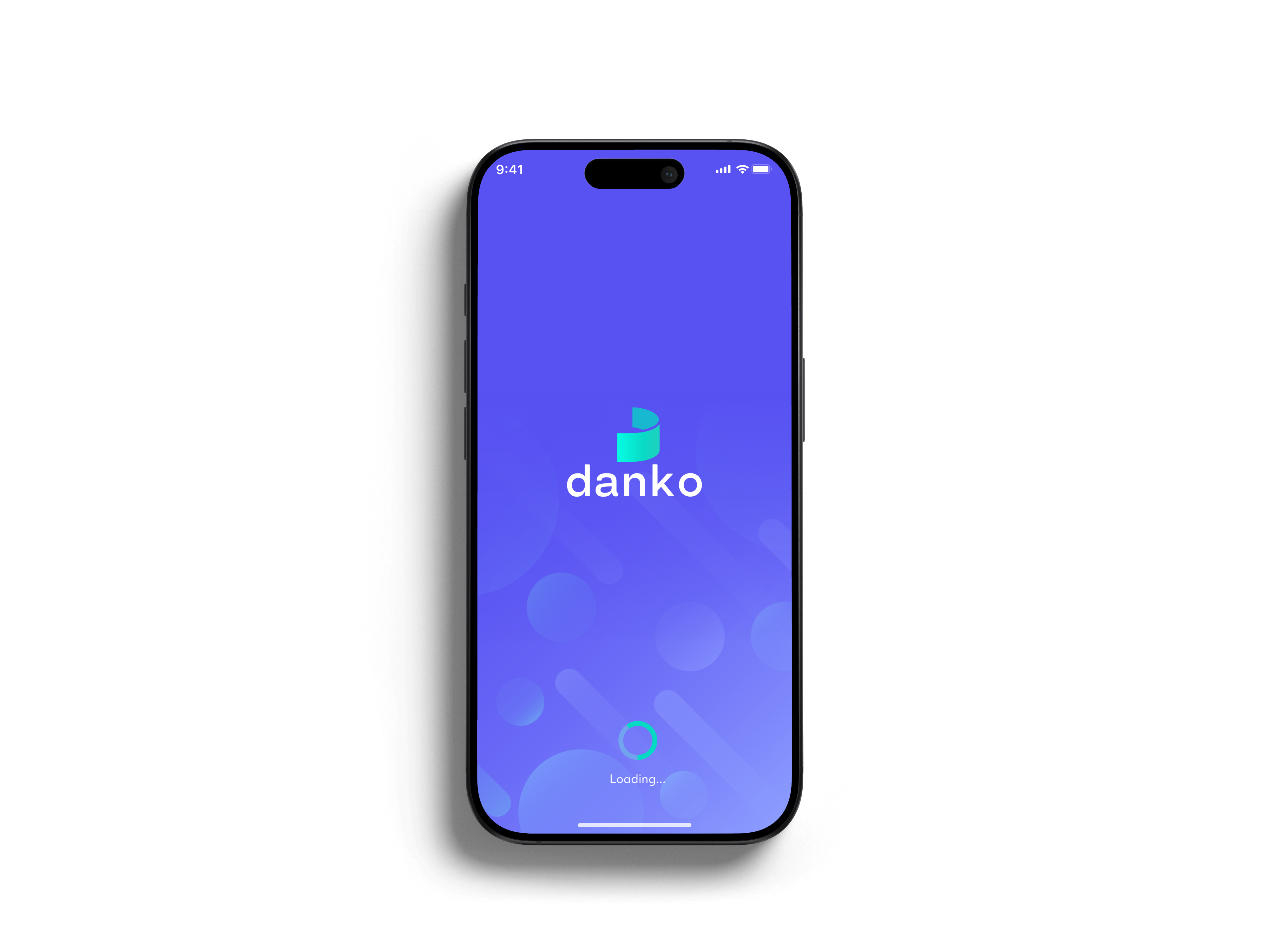 Danko mobile application welcome screen