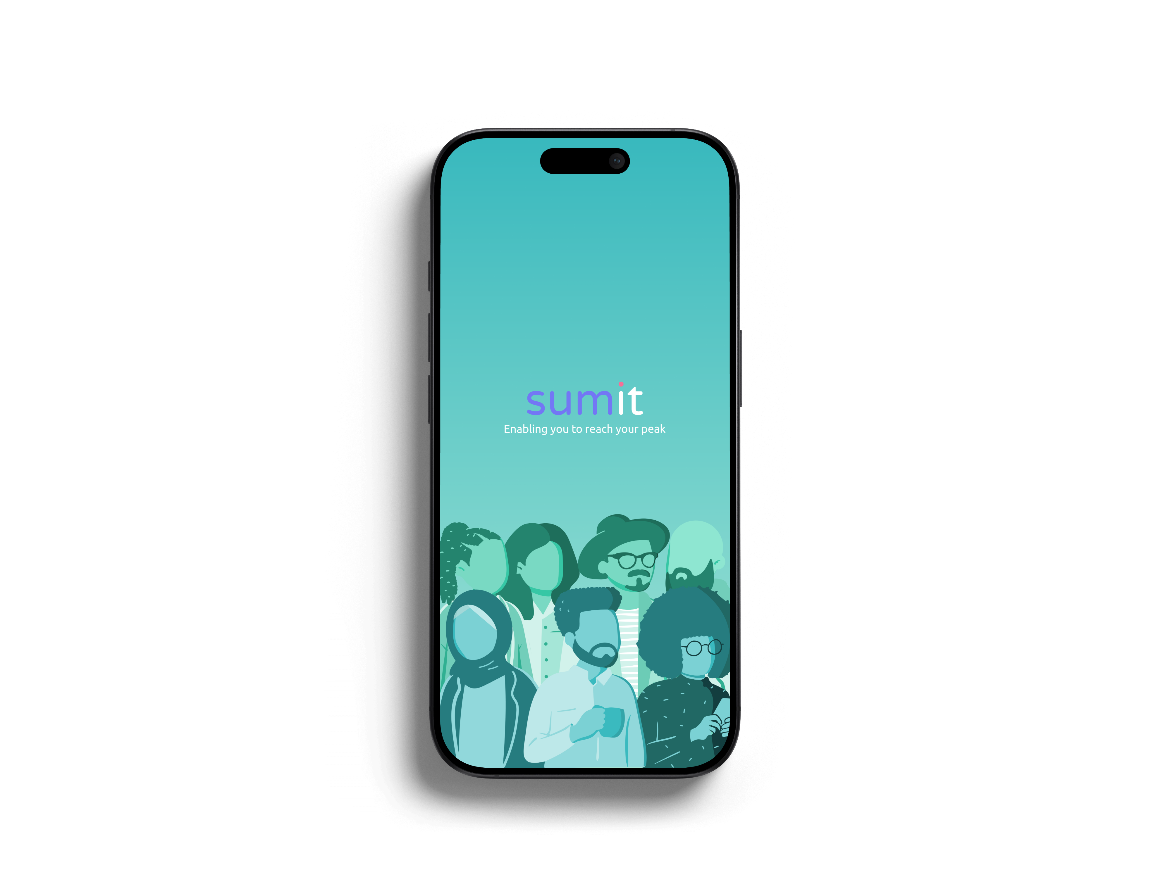 Sumit mobile application welcome screen